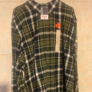 Brand new with tags flannel button down XXL